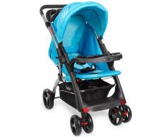 Kinderwagen RANGER S4-2 Gepolsterter 5-Punkt Sicherheitsgurt Blau