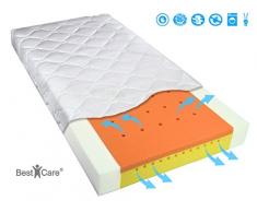 BestCare ® - Thermoelastische Visco-, Kinder- und Babymatratze, mit Memory Foam für besseren Schlafkomfort, Größe:140x70cm
