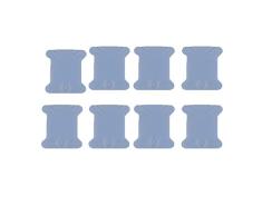 LJSLYJ Nähwerkzeug Wickelplatte Kreuzstich Wickelspule Stickerei Handwerk Bord Kunststoff Faden Bobbin Halter, blau