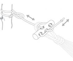 Amazonas AZ-3027000 Microrope für Hängematte, Belastbarkeit 120kg pro Microrope,