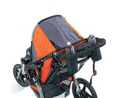 Vicloon Kinderwagen Taschen Organizer Getränkehalter Flaschenhalter Aufbewahrungstasche Schwarz