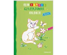 Mein buntes Glitzerzauber Malbuch (Katze): Mit bunten Glitzerkonturen (Malbücher und -blöcke)
