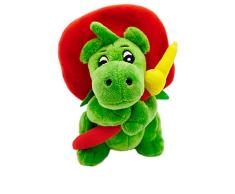 Grisu hilft! 1€ an verunglückte Kameraden - Plüschtier 20cm - Plüschdrache bei der Feuerwehr, Kuscheltier, Feuerwehrdrache