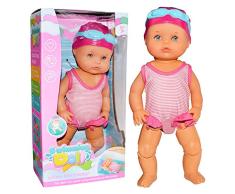 Swim Puppe-Funktions-Baby-Puppe Mini-Dekorationen Spielen Sie Neue Kräfte Schwimmpuppe Ich Kann Für Hauptdekorationen Urlaub Geburtstagsgeschenke Schwimmen