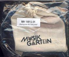 Instrumentenpaket mit rotem Tuch für Babys (Rassel-1 Paar Klanghölzer-Nylontuch) Percussion Instrumente