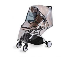 bemece Universal Regenschutz für Kinderwagen, Regenverdeck für buggy, Bequemes Zugangsfenster, Gute Luftzirkulation, Schadstofffrei