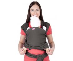 Mija - Elastisches Tragetuch Babytragetuch / Baby Bauchtrage / Baby Carrier 4011 (Khaki)