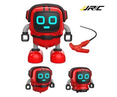 Homealexa Auto Kreisel für Kinder, Mini Roboter Spinning Toys Mehrfachspiel, Abnehmbare Kreisel Mit Zieh-Sender, Tolles Kinder Spielzeug Geschenk für Weihnachten, Geburtstag (Rot)
