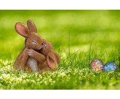 NoNo Ostern Osterhasen Ei Hase Frühling Malen nach Zahlen DIY Ölgemälde für Kinder Erwachsene Anfänger