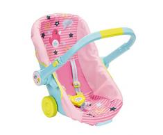 Zapf Creation 824412 BABY born Schalensitz mit Rädern Puppen Zubehör 43 cm, bunt, Einheitsgröße