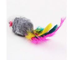 Plüschtierspielzeug, 5 Stück Plüschmaus mit farbigem Schwanz