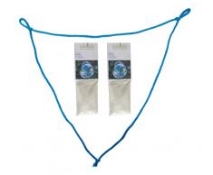 (10L) Riesenseifenblasen Pulver für 2 x 5 L Seifenblasenlösung + Schlaufe Seifenblasen Flüssigkeit Kidzmedia