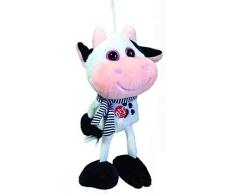 Plüschtier Kuh Muka, muht, mit Sound, mit Schal. Farbe: Schwarz-weiß-rosa