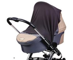 #11 Sonnen- und Schlummertuch UV30+ für den Kinderwagen Buggy Babyschale 80x60 cm aus Microfaser Sonnentuch Segeltuch Sonnensegel Sonnenschutz Schattentuch Baby