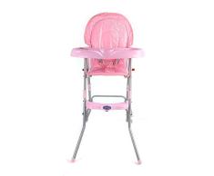 Babystuhl Tisch Kombination Klappbar Kinderhochstuhl Baby Hochstühle bis 14 kg Essstuhl Verstellba Kinder Mehrzweckstuhl Rosa