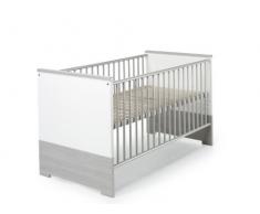 Schardt Eco Silber Kombi-Kinderbett 70x140 cm