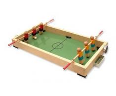 matches21 Tisch-Fußball Mini Kicker Tischkicker Holz Bausatz f. Kinder Werkset Bastelset ab 12 Jahren