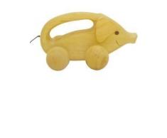 Estia 620305 Greiftier Schiebetier Rolltier Schwein Naturholz