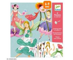 Djeco - Kreativ Set Fairies mit beweglichen Elementen