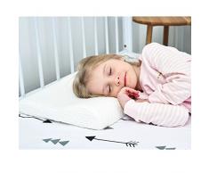 Gesundheit Kinder Kissen für Bett Schlafen Hypoallergenic Memory Schaum kinderkissen Neck-Protector für Kinder（3-10 Jahre）