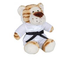 Kwon Plüschtiger Joe Plüschtier Tiger Teddy Bär Karate Kampfsport Maskottchen Kickboxen Geschenk