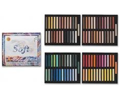 PASTELLKREIDE 100 Stück Maries Pastellkreiden je 50 Warme (Set A) und 50 Kalte (Set B) Farben