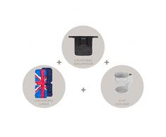 Maclaren Starter Kit – Essentielles Buggy-Zubehör zum Loslegen. Ein Einzelbuggy-Organiser, ein Universal-Sitzpolster und ein Getränkehalter. Passt auf alle Maclaren und die meisten anderer Marken