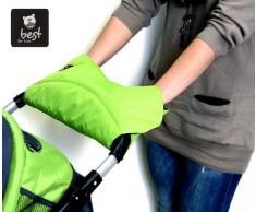 Best For Kids Handwärmer für Kinderwagen Muff Kinderwagenhandschuh Universalgröße 13 Farben (Rot)