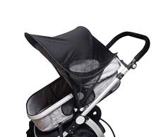 Souarts Kinderwagen Sonnenschutz Universal UV-Schutz Strahlen Cover Vorzelt Sonnensegel Sonnendach Sonnenverdeck für Buggy