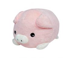 Amosfun Plüschtier Schwein Figur Stofftier Kuscheltier Kinder Spielzeug 2019 Chinesisches Neujahr Geschenk 40cm (Rosa)