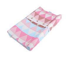 Wickeln |Wickelunterlage |Wickelauflagenbezug mit erhabenen Kanten |Wickelauflagen Wedge Large Portable for Mädchen Jungen |Wasserdicht |Ändern der Stationsreise