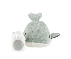 Flow Stofftier mit Musikbox Moby der Wal grün