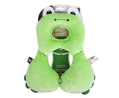 Decdeal U-Form Baby Nackenkissen Kopf und Nackenstütze für Kinder im Alter von 1-6 Jahre (Frosch 2#)
