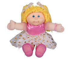 Cabbage Patch Kids Retro Vintage wolle Frisur Puppe Augen Blonde Haare/blaue Original, 16 Amazon exklusive leicht zu öffnende Verpackung