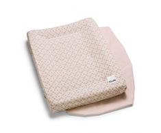 Elodie Details Wickelauflagen Bezug (2 Stücke) Universell auf 100% Oeko-Tex Baumwolle 74 x 48 cm - Sweet Date, Pink