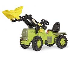 Rolly Toys 046690 rollyFarmtrac MB 1500 | Trettraktor mit Lader | Traktor mit 2-Gangschaltung u. Bremse, Flüsterreifen, Sitzverstellung | Funktionszubehör nachrüstbar | ab 3 Jahren | Farbe grün