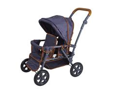 Knorrtoys 16630 - Zwillingspuppenwagen Big Twin - dark blue