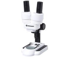 Bresser junior Stereo 3D Mikroskop ICD-Pro mit 20x und 50x Vergrößerung für Kinder und Erwachsene für die Beobachtung von Steinen, Münzen, Insekten und vielem mehr