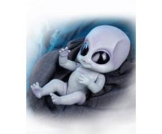 TERABITHIA 14 Zoll realistische Hand detaillierte Malerei Vinyl Ganzkörper wiedergeboren Alien Puppen Sammlerstück Neugeborenen Babypuppe