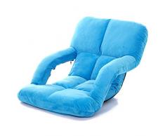 SXFYGYQ Sessel Klappsofa Stuhl Weicher und atmungsaktiver Reißverschluss Design Leicht zu verstellender Bettwinkel Kissen Rücken Stillstühle