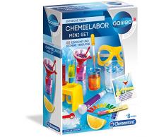 Unbekannt Galileo Chemielabor mit Zubehör Experimentierset für 60 Versuche ab 8 Jahren • Chemie Labor Starter Set Experimentier Kasten