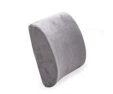 ZYYYOU Lendenkissen, Kurzes Plüschauto Lendenkissen, Memory Cotton Passt Sich Der Körperkurve Automatisch An,Gray