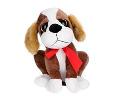 ITODA Plüschtier Kinder Plüschspielzeug Plüsch Püppchen Kinderspielzeug Stofftier Baby Stoffspielzeug Kuscheltier Kuschelhund Mädchen Plüschhund Junge Kuschelelch Spielzeug für Geburtstag Weihnachten