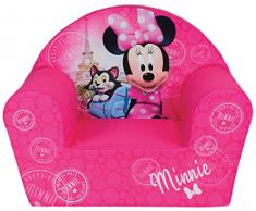 Fun House Disney miinie Paris Sessel für Kinder, Bezug Polyester/Schaumstoff Polyether, 52 x 33 x 42 cm