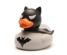 DUCKSHOP I Dark Duck Badeente I Quietscheente I L: 8 cm