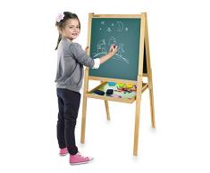 Merkell Standkindertafel Schreibtafel Maltafel Kindertafel Zubehör magnetisch 108 Teile zusätzlich LED- Band kostenlos