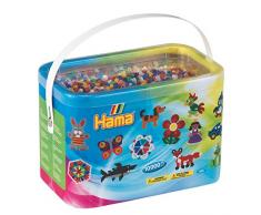 Hama Spiel- und Bügelperlen, 10.000 Stück in einem Eimer
