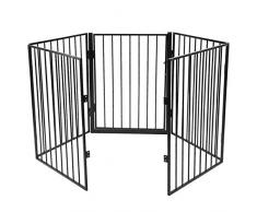 Froadp 5-TLG Kaminschutzgitter Laufstall Türschutzgitter für Kinder Sicherung (60x80cm, 5-TLG)