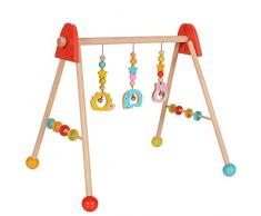 LCP Kids Baby Spielbogen Holz Trapez, Hängespielzeug höhenverstellbar