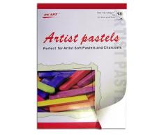 18 Blatt DIN A4 Zeichenblock, ideal für das Arbeiten mit Pastellkreiden & Zeichenkohle, Grammatur: 120g/m²